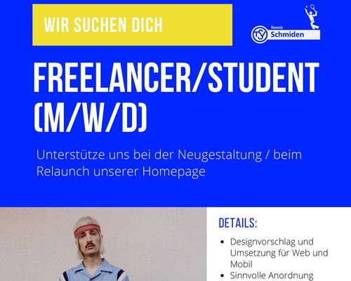 Wir suchen dich: Freelancer / Student (m/w/d)